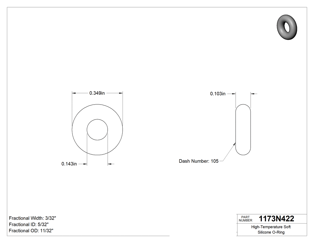 Technical drawing - 1173N422